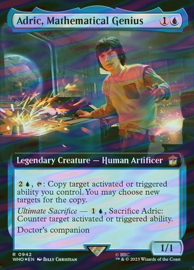 Adric, Mathematical Genius (WHO) (942) / Extended Art / Surge Foil