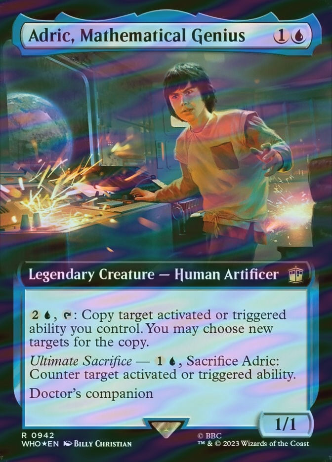 Adric, Mathematical Genius (WHO) (942) / Extended Art / Surge Foil
