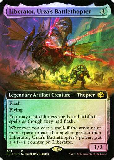 Liberator, Urza's Battlethopter (BRO) / Extended Art Foil