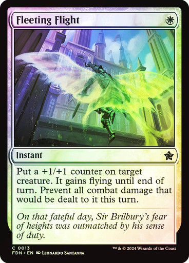 Fleeting Flight (FDN) (13) / Foil