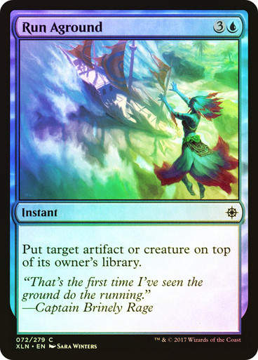 Run Aground (XLN) (72) / Foil