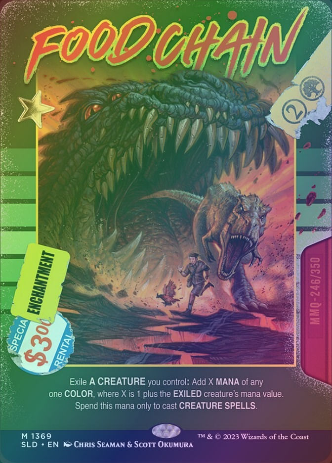 Food Chain (SLD) (1369) / Borderless / Foil