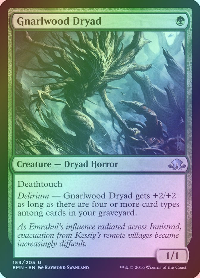 Gnarlwood Dryad (EMN) (159) / Foil