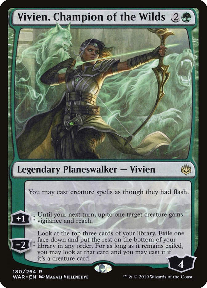 Vivien, Champion of the Wilds (WAR) (180)
