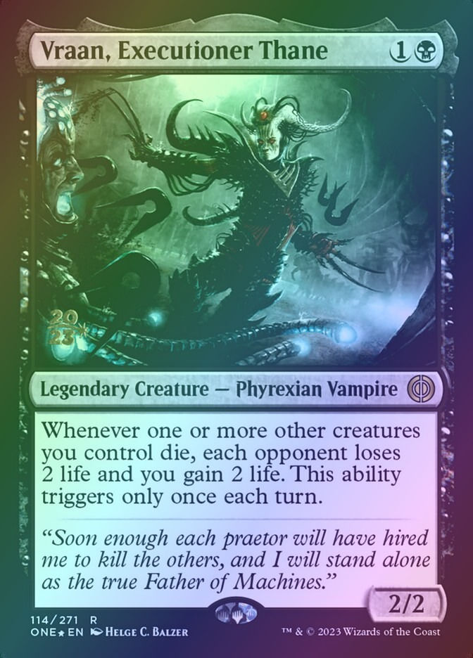 Vraan, Executioner Thane (PONE) (114s) / Foil