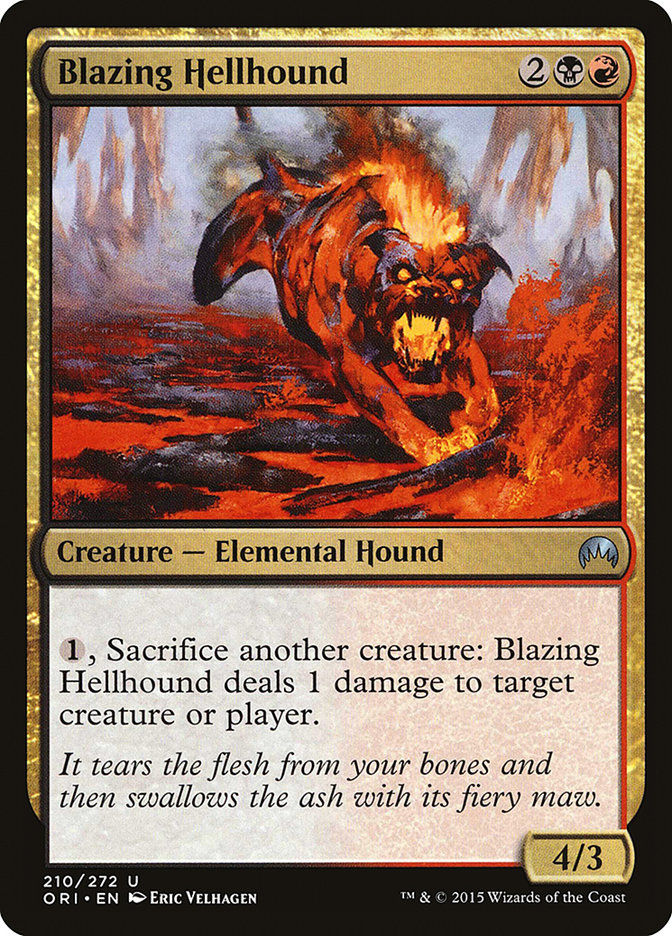Blazing Hellhound (ORI) (210)