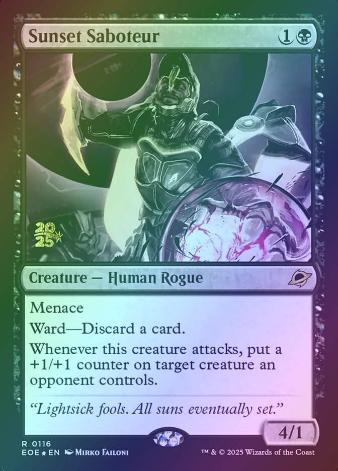 Sunset Saboteur (PEOE) (116s) / Foil
