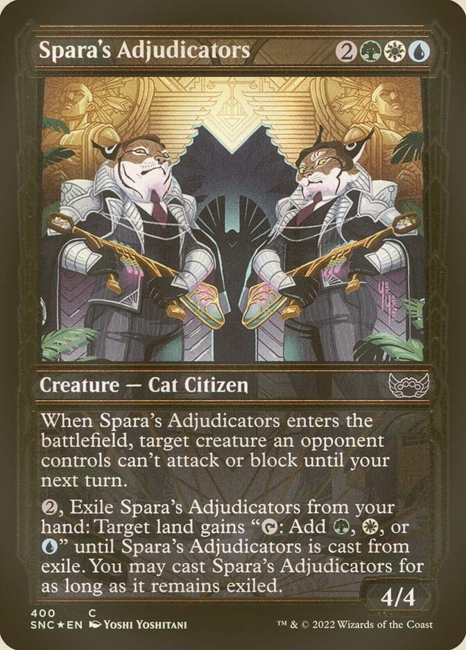 Spara's Adjudicators (SNC) (400) / Showcase / Gilded Foil