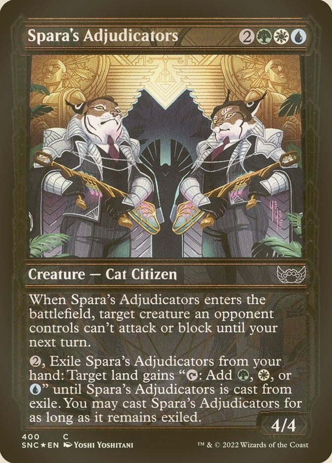 Spara's Adjudicators (SNC) (400) / Showcase / Gilded Foil