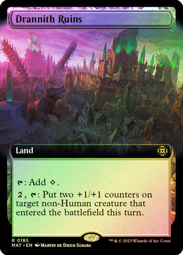 Drannith Ruins (MAT) / Extended Art / Foil