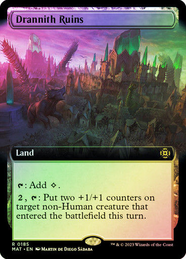 Drannith Ruins (MAT) / Extended Art / Foil