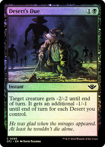 Desert's Due (otj) (85) / Foil