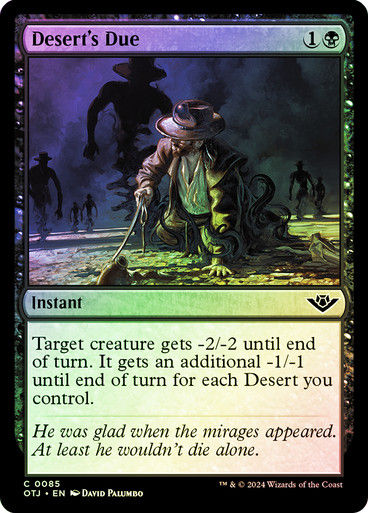 Desert's Due (otj) (85) / Foil
