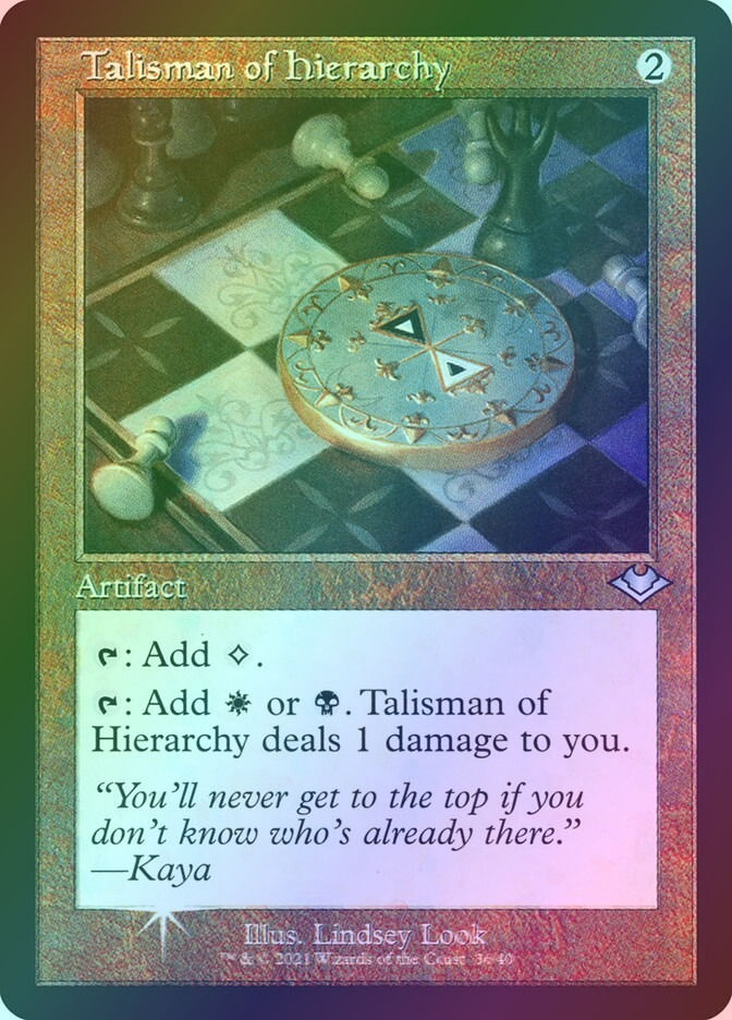 Talisman of Hierarchy (H1R) (36) / Foil