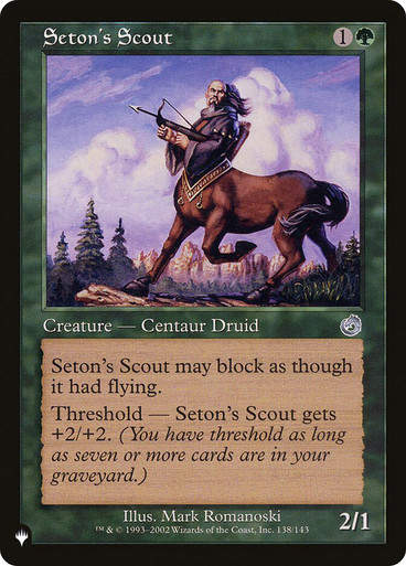 Seton's Scout (PLST) (TOR-138)