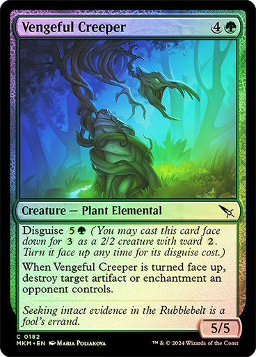 Vengeful Creeper (mkm) (182) / Foil