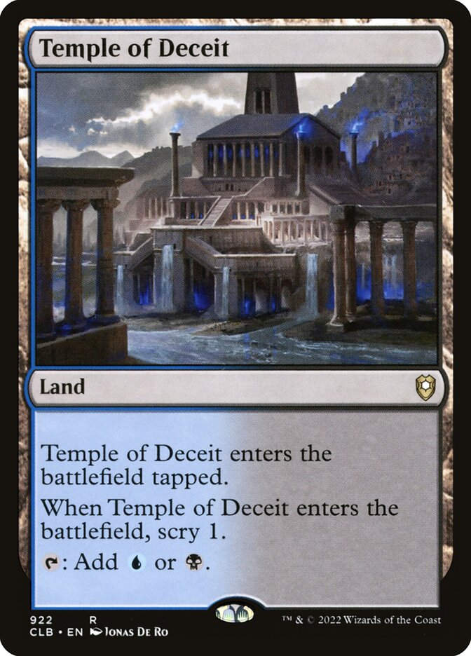 Temple of Deceit (CLB) (922)