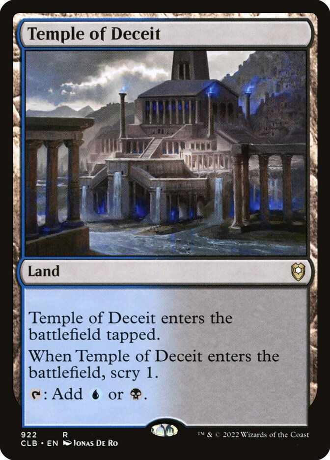 Temple of Deceit (CLB) (922)