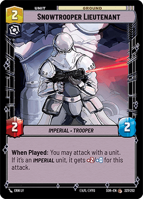 Snowtrooper Lieutenant (SOR_#227/252)