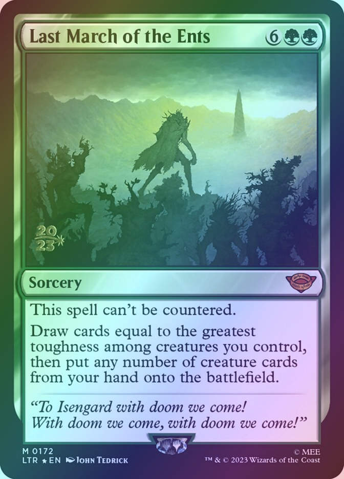 Last March of the Ents (PLTR) (172s) / Foil