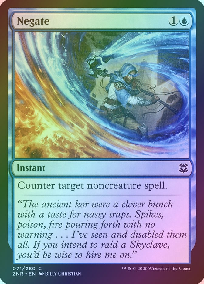 Negate (ZNR) (71) / Foil