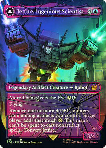 Jetfire, Ingenious Scientist // Jetfire, Air Guardian (BOT) (18) / Foil