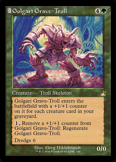 Golgari Grave-Troll (rvr) (348) / Retro