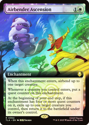 Airbender Ascension (TLA) (364) / Extended Art / Foil