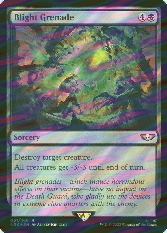 Blight Grenade (40K) (31★) / Surge Foil