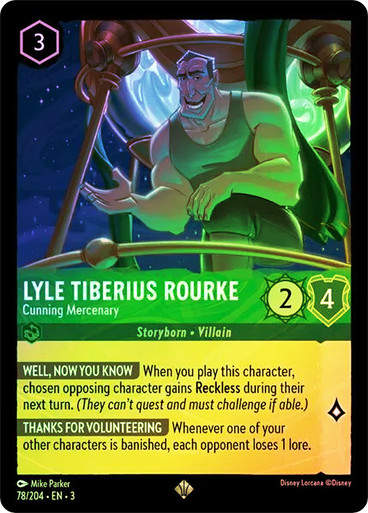 Lyle Tiberius Rourke - Cunning Mercenary (LOR_ITI) / Foil