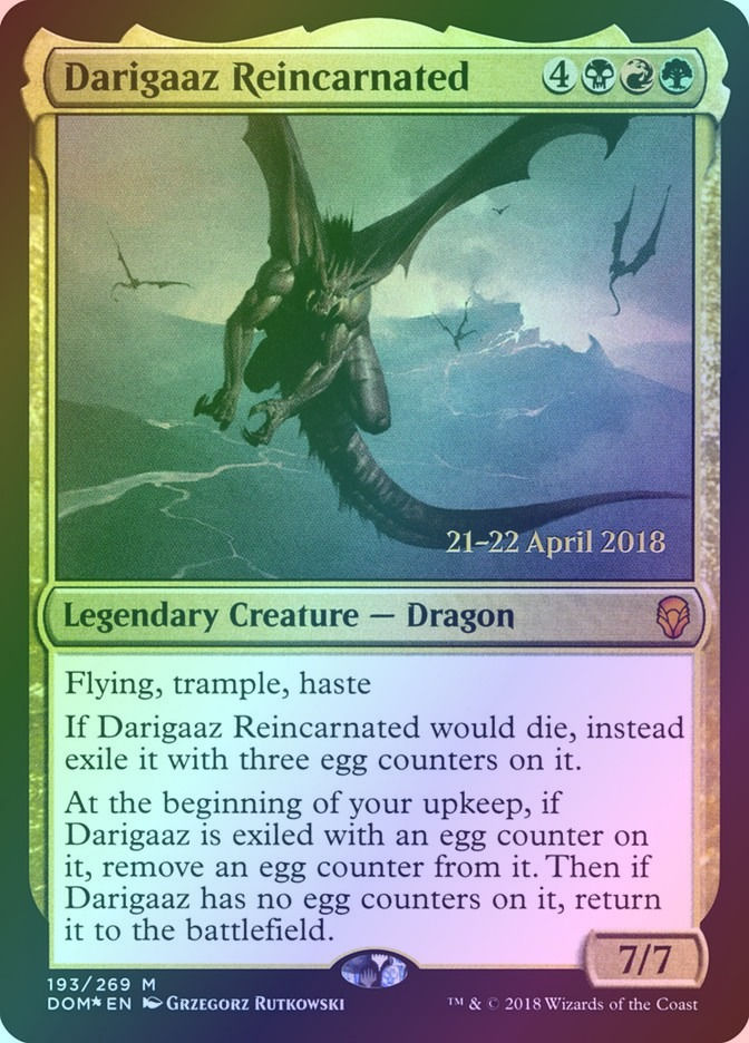 Darigaaz Reincarnated (PDOM) (193s) / Foil