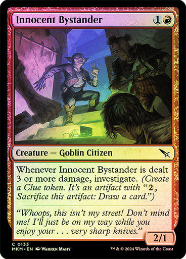 Innocent Bystander (mkm) (133) / Foil
