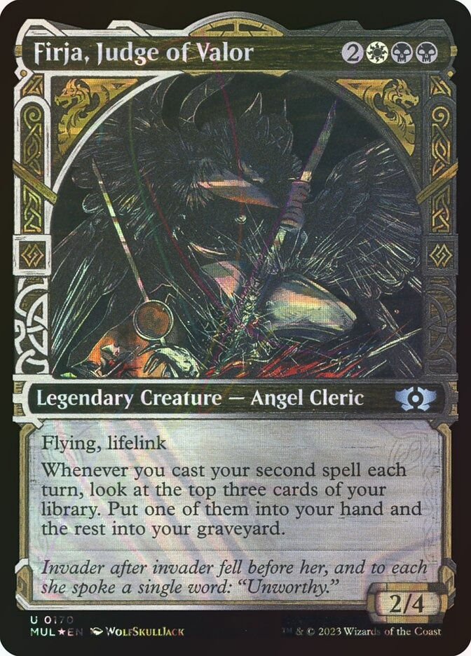 Firja, Judge of Valor (MUL) (170) / Showcase / Halo Foil