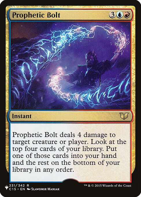 Prophetic Bolt (PLST) (C15-231)