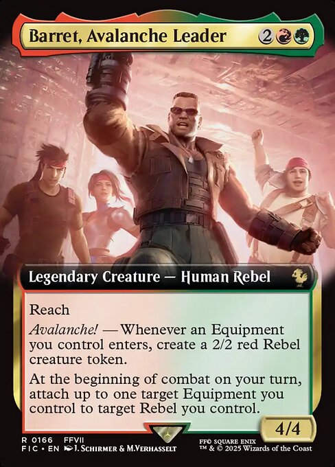 Barret, Avalanche Leader (FIC) (166) / Extended Art