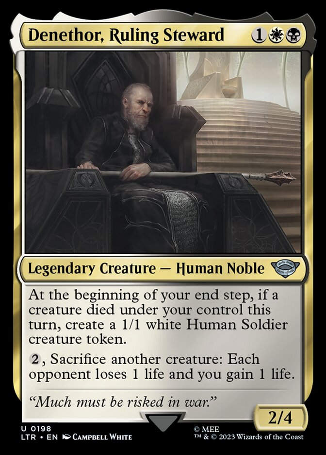 Denethor, Ruling Steward (LTR) (198)