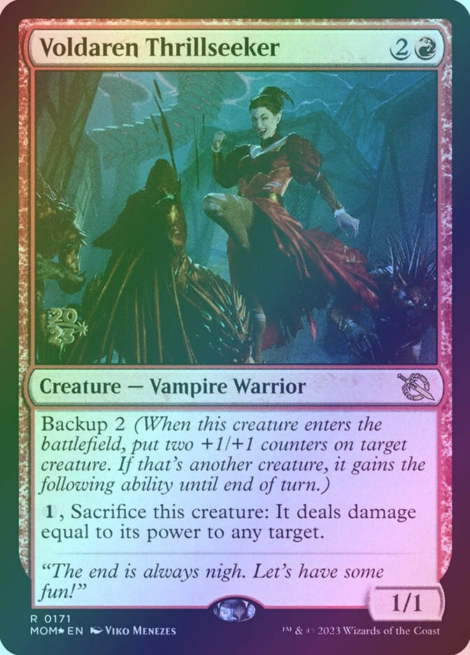 Voldaren Thrillseeker (PMOM) (171s) / Foil
