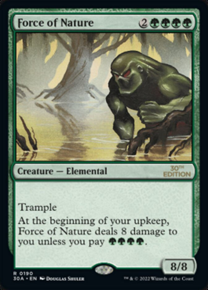 Force of Nature (30a)