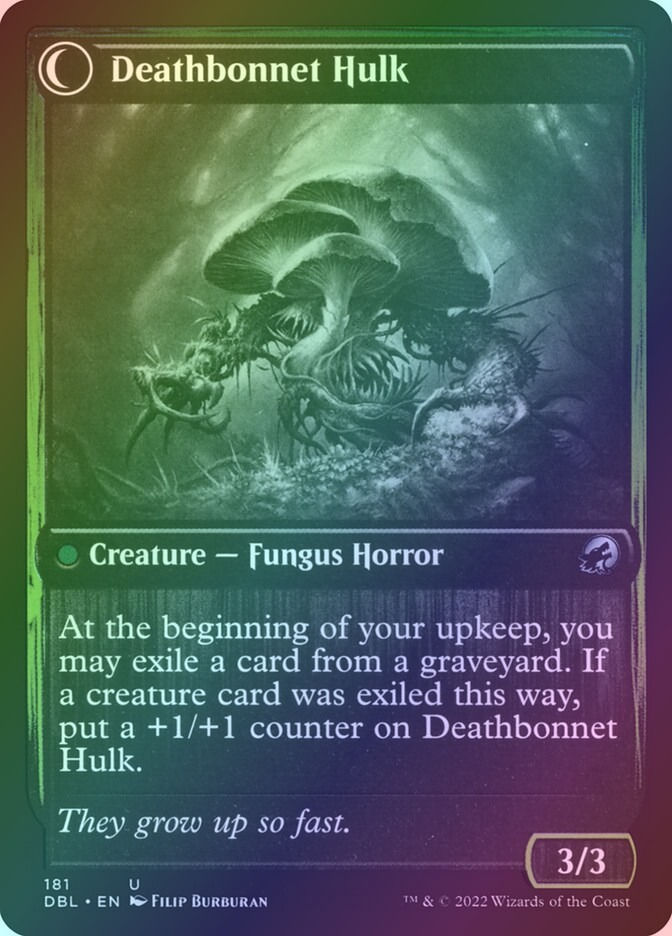 Deathbonnet Sprout // Deathbonnet Hulk (DBL) (181) / Foil — cara 2 de 2