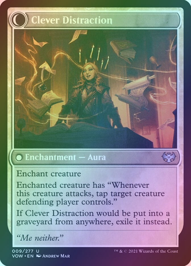 Distracting Geist // Clever Distraction (VOW) (9) / Foil — cara 2 de 2