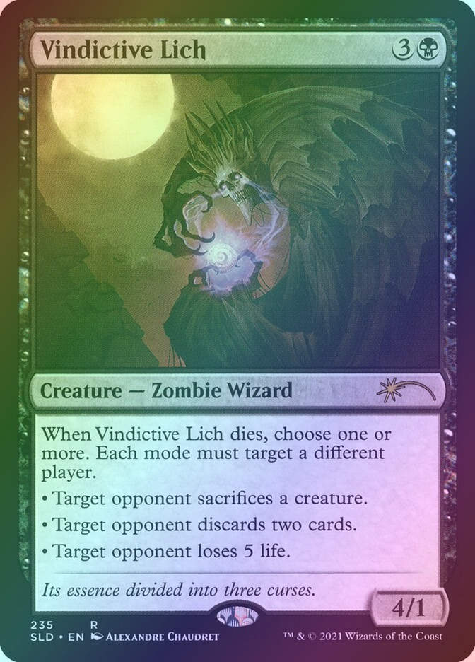 Vindictive Lich (SLD) (235) / Foil