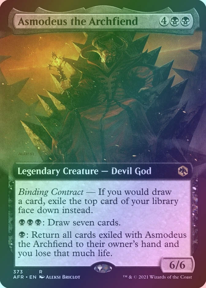 Asmodeus the Archfiend (AFR) (373) / Extended Art / Foil