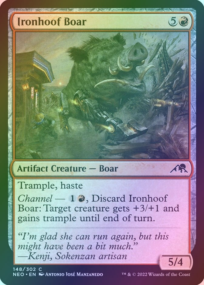 Ironhoof Boar (NEO) (148) / Foil