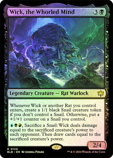 Wick, the Whorled Mind (blb) (120) / Foil