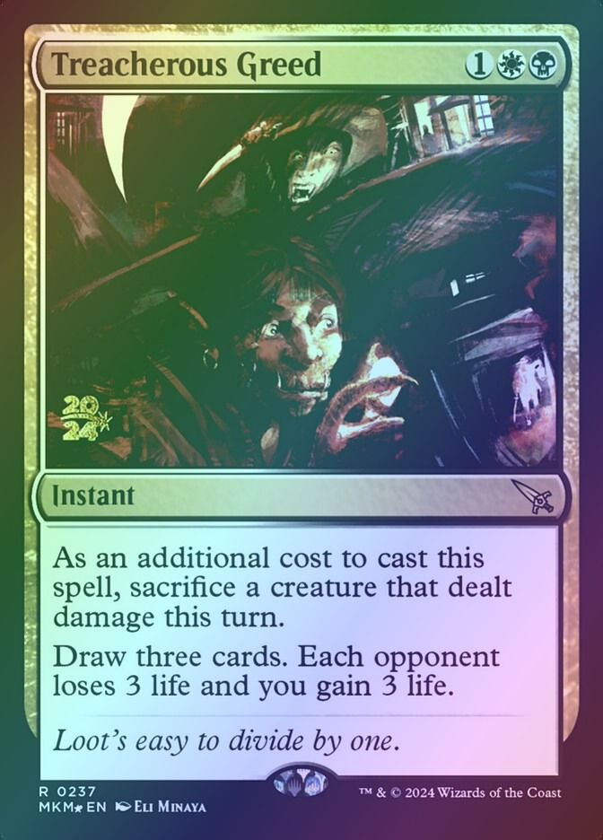 Treacherous Greed (PMKM) (237s) / Foil