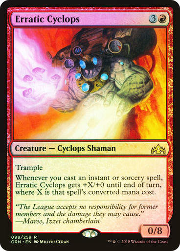 Erratic Cyclops (GRN) (98) / Foil