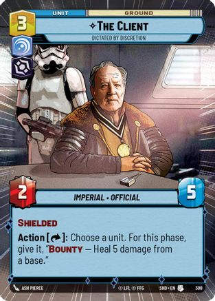 The Client - Dictated by Discretion (Hyperspace) (SHD_#308) / Foil
