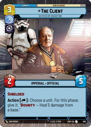 The Client - Dictated by Discretion (Hyperspace) (SHD_#308) / Foil