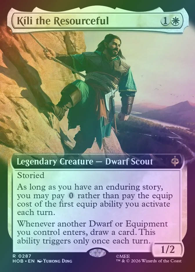 Kíli the Resourceful (HOB) (287) / Extended Art / Foil