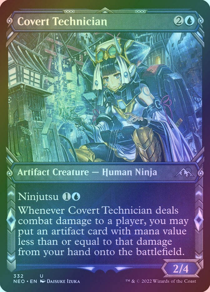Covert Technician (NEO) (332) / Showcase / Foil